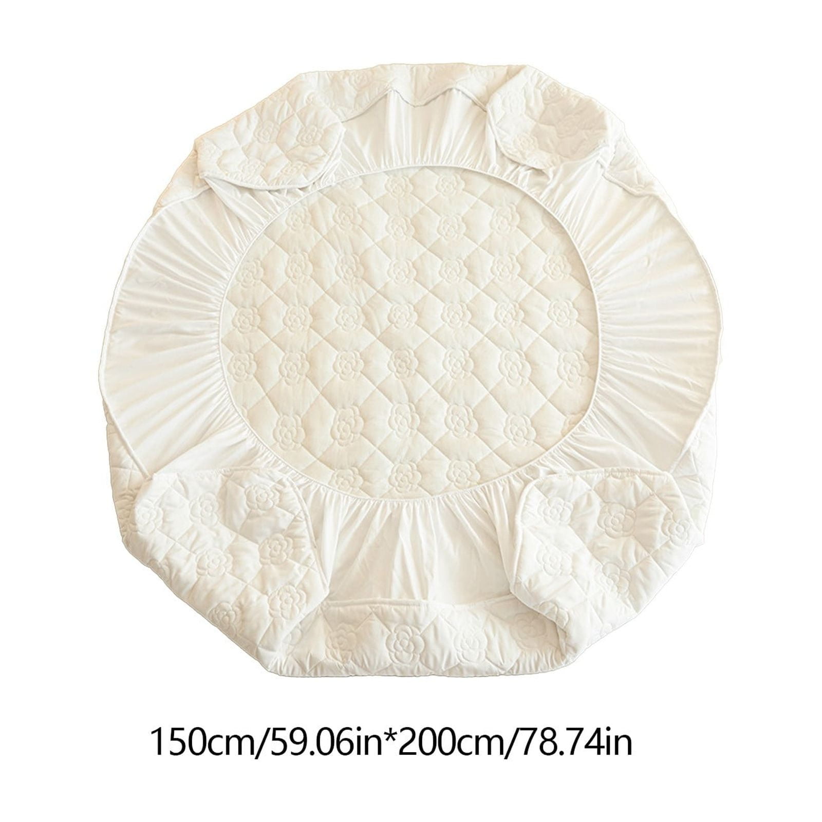 Tgbvmt Waterproof Fitted Sheet 78.7x59In Mattress Protective Cover Design Organizer For Anti Slip Fit Waterproof Stainproof Breathable Quiet Home Hotel Dorm Bedroom Bedding Decor Sheets