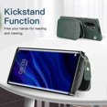 thumbnail image 3 of Funda tipo cartera para Huawei P30 Pro con tarjetero y correa para el hombro para mujer p202411261300, 3 of 5