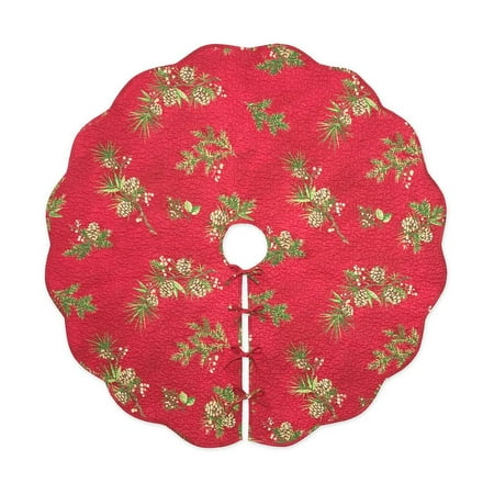 peaceful pine quilted christmas tree skirt walmart com peaceful pine quilted christmas tree skirt walmart com