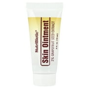 NutriBiotic Skin Ointment, with 2% GSE & Lysine, 0.5 Fl Oz