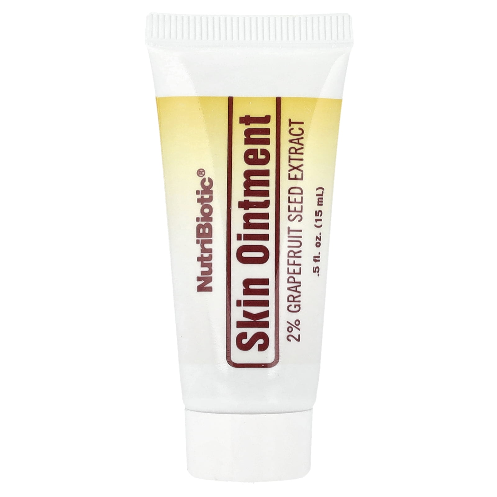 NutriBiotic Skin Ointment, with 2% GSE & Lysine, 0.5 Fl Oz