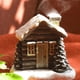 thumbnail image 4 of Casa de pueblo navideña, delicada cabaña navideña para decoración de centro de mesa, 4 of 8