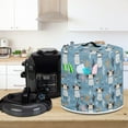 thumbnail image 4 of Xoenoiee Blue Cactus Alpaca Pattern Pressure Cooker Cover for 3 qt Instant Pot, Kitchen Appliance Dust Cover with Pockets for Rice Cooker Air Fryer Slow Cooker, 4 of 6