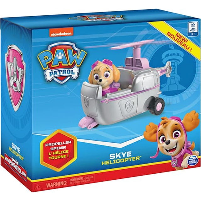 PAW Patrol, Skye’s Helicopter Vehicle with Collectible Figure