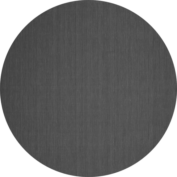 Ahgly Company Indoor Round Abstract Gray Contemporary Area Rugs, 7' Round