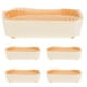 thumbnail image 1 of 1 conjunto de moldes para hornear para el hogar Molde rectangular rectangular de madera de madera de madera., 1 of 6