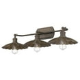 thumbnail image 1 of Golden Lighting 3124-BA3 DR 3 Light Clemence Bath Vanity, Dark Rust, 1 of 1