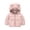 Pink, variant on Baby Boys Girls Winter Coats Toddler Bear Hoods Down Jacket Infant Kids Light Puffer Padded Outwear,5 Years