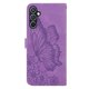 thumbnail image 5 of Funda de PU con relieve para Samsung Galaxy A55 5G, color morado, 5 of 5