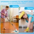 thumbnail image 5 of PHANCIR Electric Spin Scrubber, Cordless Shower Cleaning Brush with 9 Replaceable Brush Heads, Adjustable Handle for Bathroom, Tile Floor & Car, White, 5 of 8