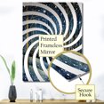 thumbnail image 3 of Designart "Festive Winter Woodscape under Starry Night" Fruits Oversized Wall Mirror - Traditional Food Entryway Big Wall Mirror - Multiple Color Options, 3 of 6