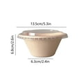 thumbnail image 3 of SDNALL Paper Bowls Disposable, Straws Paper Disposable, one Times Bowl Greek Cold Extract ins Yogurt Bowl Paper Bowl Shaved Ice Bowl Sponge Ice Bowl Straw Hats Bowl, 3 of 6
