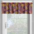 thumbnail image 2 of Ambesonne Vintage Valance Pack of 2, Oriental Curvy Paisley, 42"X12", Multicolor, 2 of 5