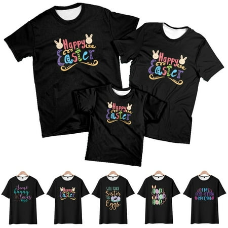 

Easter Girls Graphic T-Shirt Novelty Clothing Plus Size Men