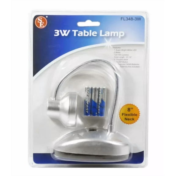 Battery Operated Table Lamp Gooseneck Light 3W Fl348-3W Flexible Neck