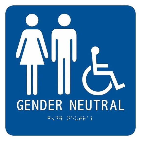 Condor ADA Braille Facility Sign,8x8in,Acrylic 483U13