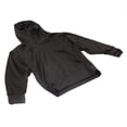 thumbnail image 1 of Sudadera Con Capucha Para Hombres De Cuello Alto, Sudadera Con Capucha Para Hombres De Cuello Alto De Moda De Moda Pura Fibra De Mezcla Negra Para Viajar Para Viajar, 1 of 7