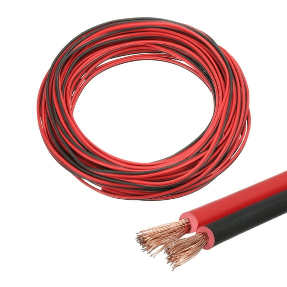 17AWG Copper Clad Aluminum Wire, 50FT/15M Electrical Wire Conductor High Conductivity 12V/24V DC LED Lighting