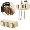 thumbnail image 2 of Spice Container Set Wall Mount Seasoning Box 400Ml Kitchen Condiment Organizer No Punching with Spoon | Home Gadgets Storage Tool for Inside Cupboard Spice Jars,Spice Containers,Seasoning Jars,Spice, 2 of 9