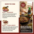 thumbnail image 4 of Fajita Marinade Low Sodium, 16 oz Bottle (Pack of 6), 4 of 7