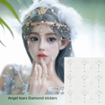 thumbnail image 2 of Maquillaje de cara de diamante, joyería de cara de diamante, maquillaje de ojos, diamante brillante, lágrima, lunar, Diamante, maquillaje de cara de diamante, maquillaje de escenario, pegatina de, 2 of 5