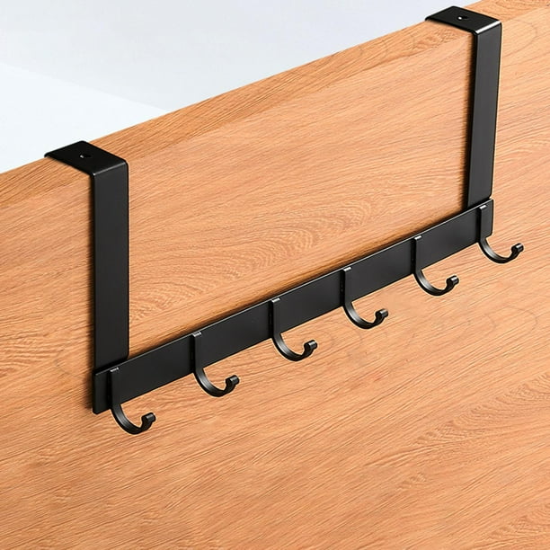 colgar en , perchero para puerta, onizador de armario, colgador de ropa para puerta, estante para puerta de dormitorio para Negro rgo 6 s perfecl Colgador de puerta