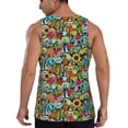 thumbnail image 3 of Haiem Color Summer Men Workout Tank Top Gym Bodybuilding Sleeveless Muscle T Shirts Athletic Tank Breathable Workout Shirt-4X-Large, 3 of 9