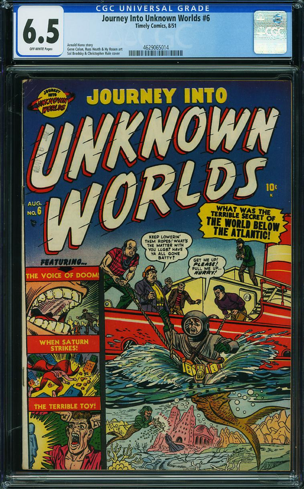 Cover of Journey into Unknown Worlds #6