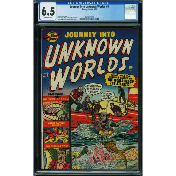 Journey Into Unknown Worlds #6 - CGC 6.5 Comic Book