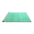 thumbnail image 2 of Ahgly Company Machine Washable Indoor Rectangle Persian Turquoise Blue Traditional Area Rugs, 5' x 7', 2 of 4