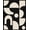 Black, Pattern 3, variant on ODIKA 8'x10' Washable Area Rug Non-Slip Chair-Friendly Mat Black Cream Geometric Contrast Design Elegant Abstract Shapes with Bold Visual Impact for Dining Room, Large Office, Lounge