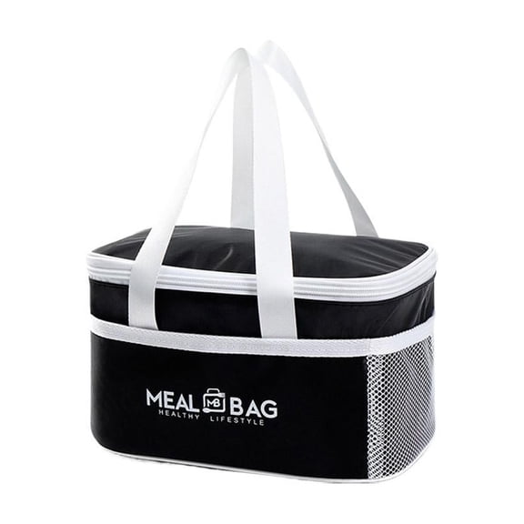 Oxford Lunch Bag with Heat Insulation, Waterproof Lining for Office Workers, Students and Outdoor Use