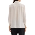 thumbnail image 2 of Theory womens  Silk Blouse, s, White, 2 of 3