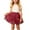 w93# Wine127, variant on Wuxian Kids Girls Dance Tutu Skirts High Waist Pom Pom Ruffles Tulle Party Ballet Skirt Tiered Layered Tulle Dancewear,Green,2-3 Years