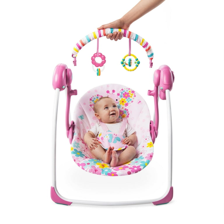 Pink butterfly baby swing shops