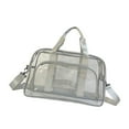 thumbnail image 5 of Kuntesetty Clear Toiletry Bag Beach Bag Waterproof PVC Tote Bag for Airline Work Travel Gray, 5 of 9