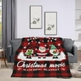 thumbnail image 2 of Luxury Plush Christmas Blanket Snowflake Gnome Santa Claus Xmas Tree Christmas Throw Blanket for Couch Lightweight Soft and Warm Throws Blankets for Sofa Bed Living Room in Fall Winter 60"x80", 2 of 6