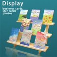 thumbnail image 4 of Expositor de Pendientes Auroal de Madera de 3 Niveles para Figuras y Cupcakes, 4 of 6