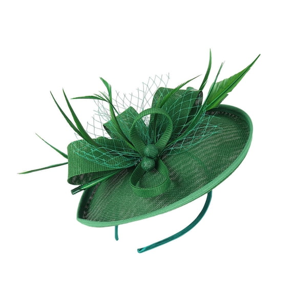 1Pack Circular Flower Band in Green for Women at Photoshoots