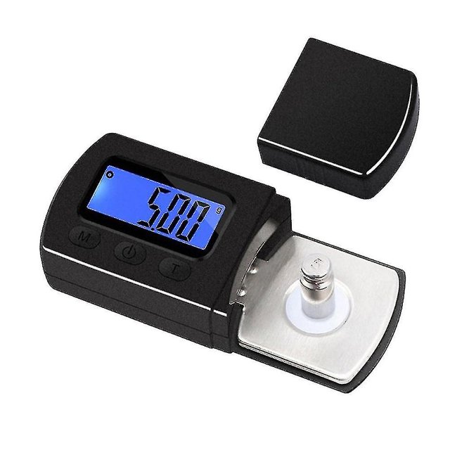 Medidor de fuerza de seguimiento de aguja giratoria digital portátil de 5 g/0,01 g Báscula para joyas