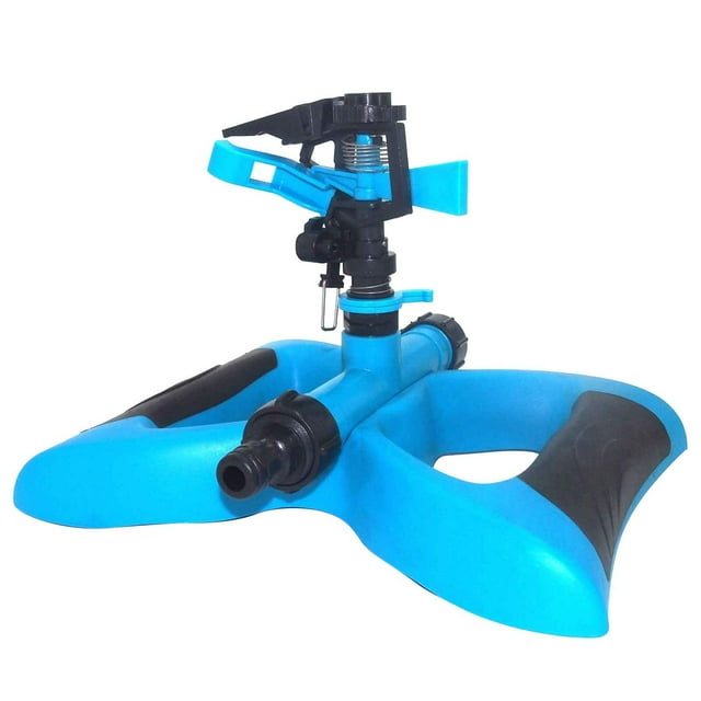 Pompotops Série de Base en Plastique Rotation Automatique à 360 Degrés Arroseur de Jardin Arrosage de Cour Liquidation
