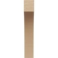 thumbnail image 2 of 6"W x 12"D x 36"H Thin Huntington Rough Cedar Woodgrain TimberThane Corbel, Primed Tan, 2 of 6