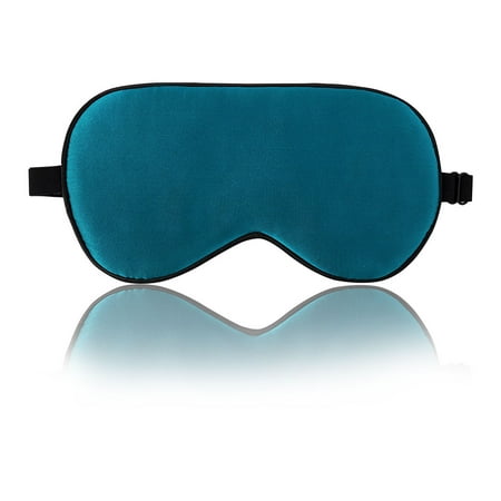 Natural Silk Sleeping Mask with Adjustable Strap Supersmooth Eye Mask