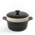 thumbnail image 2 of BergHOFF Ron 10" Cast Iron Dutch Oven 4.4Qt., Black, 2 of 5