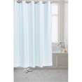 thumbnail image 1 of SCPRE-WAF-49 Pré Gaufres Crochetés Tissu Rideau de Douche & 44; Spa Bleu, 1 of 1