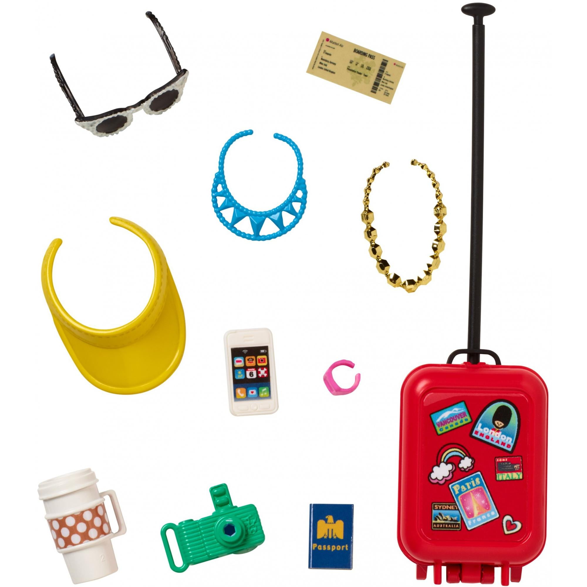 Barbie Fashion Accessory Travel Pack with 12Themed Pieces