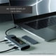 thumbnail image 4 of Adaptador Multipuertos Híbrido USB-C SATECHI Gris Espacial con Puertos M.2 SATA SSD y HDMI 4K 60Hz, 4 of 5
