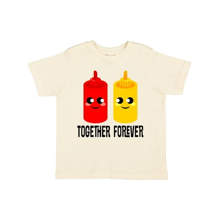 

Inktastic Ketchup and Mustard Gift Boys or Girls Toddler T-Shirt