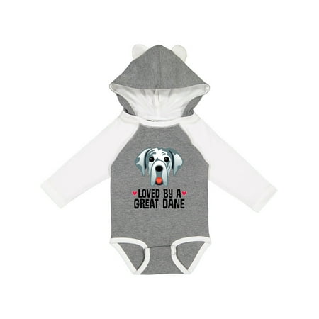 

Inktastic Great Dane Dog Lover Gift Baby Boy or Baby Girl Long Sleeve Bodysuit