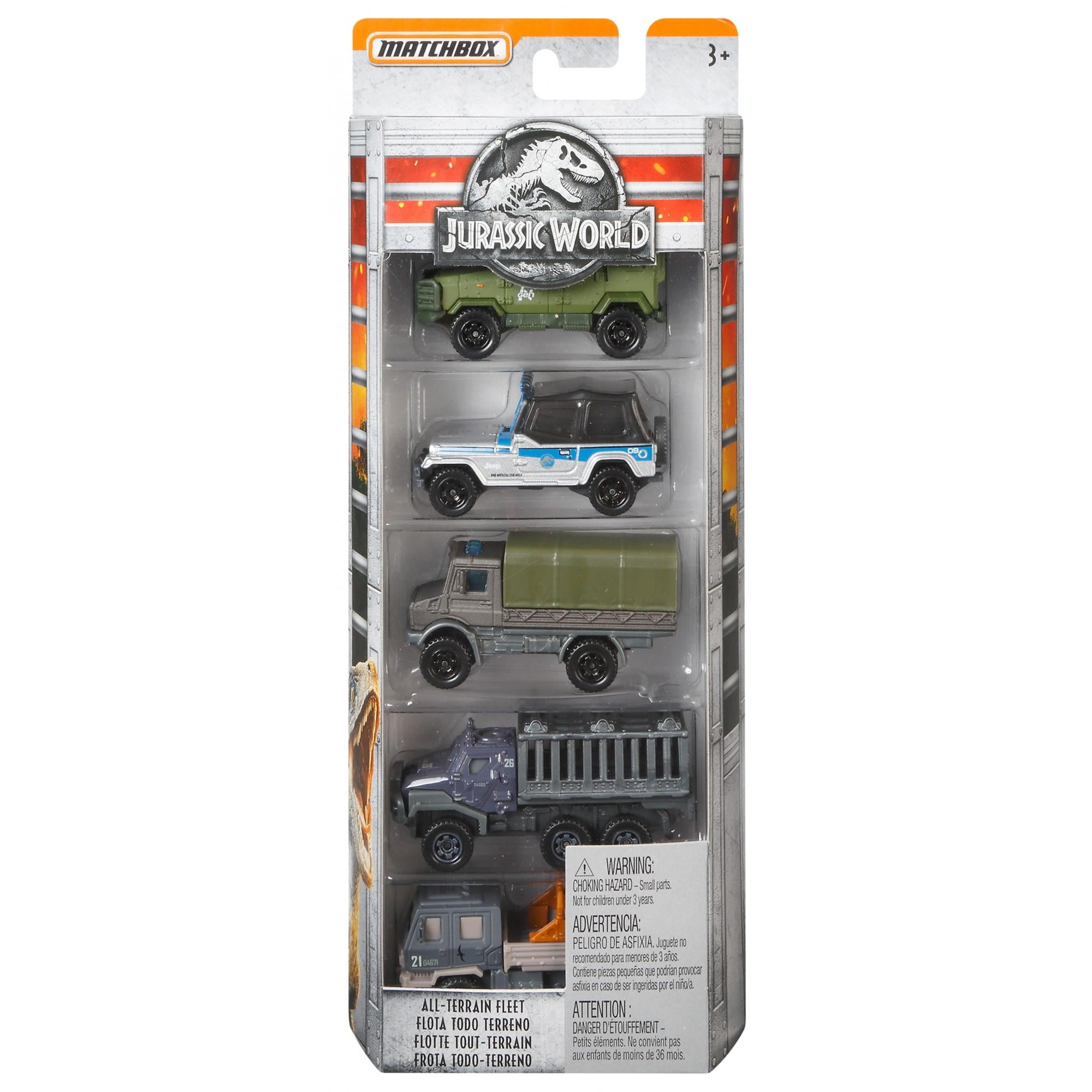 matchbox jurassic world cast